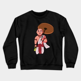 Cartoon Indian man Crewneck Sweatshirt